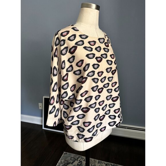 Bells Andy Warhol Marilyn Monroe Lips Pop Art Top M/L - Picture 5 of 7